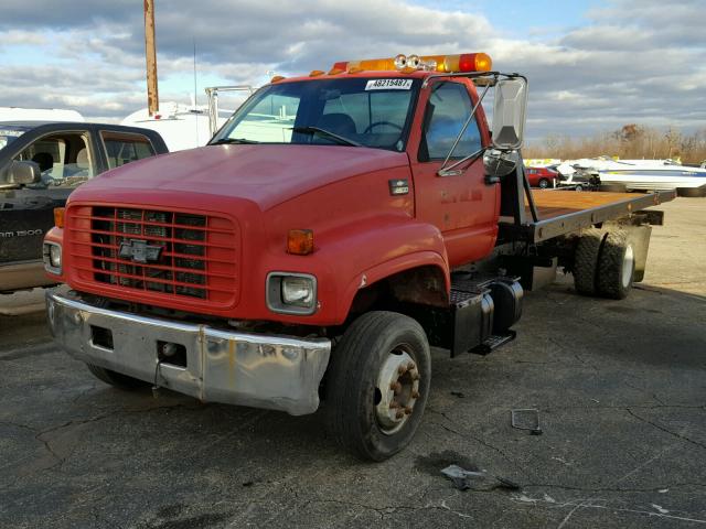 1GBJ6H1C2XJ100362 - 1999 CHEVROLET C-SERIES C RED photo 2