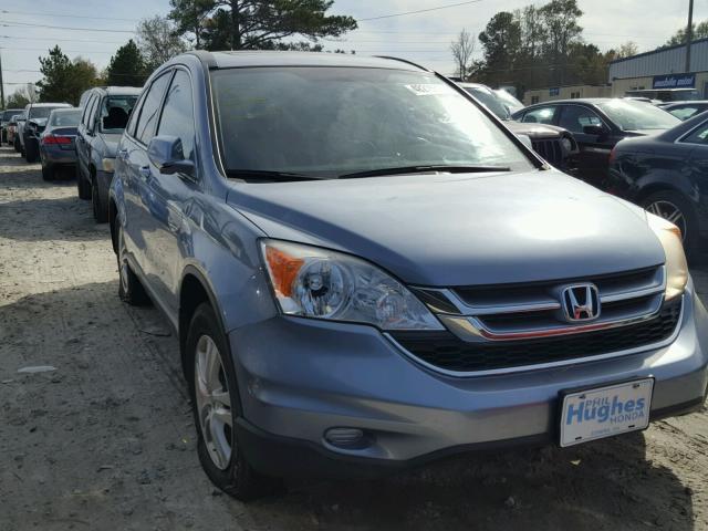 5J6RE3H70BL034818 - 2011 HONDA CR-V EXL BLUE photo 1