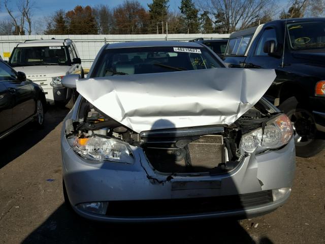 KMHDU46D27U249485 - 2007 HYUNDAI ELANTRA GL GRAY photo 9