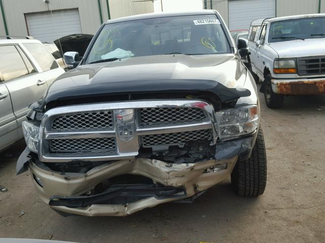 1D7RV1CT1BS644141 - 2011 DODGE RAM 1500 BLACK photo 9