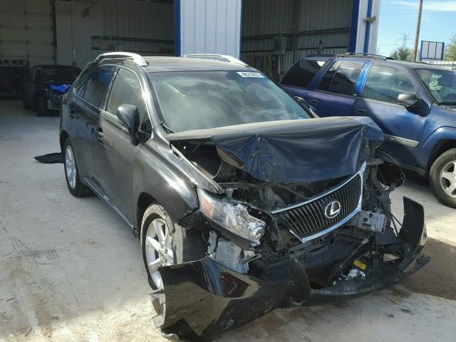 2T2ZK1BA1AC017891 - 2010 LEXUS RX 350 BLACK photo 1