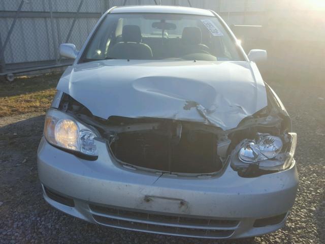 2T1BR32E93C142446 - 2003 TOYOTA COROLLA CE SILVER photo 9