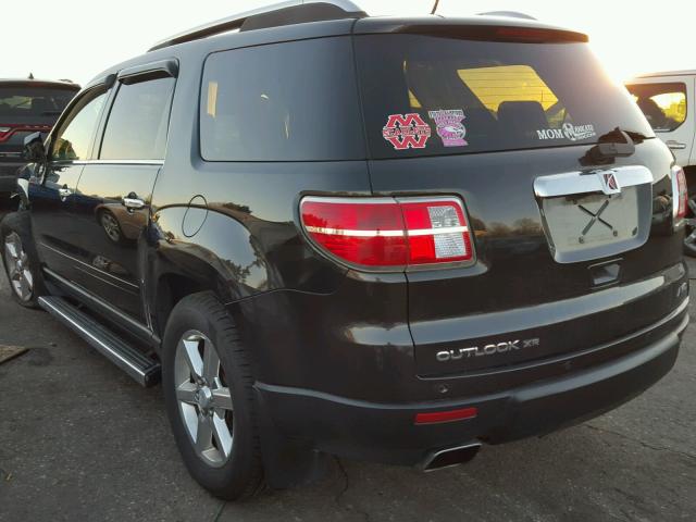 5GZEV33797J135966 - 2007 SATURN OUTLOOK SP შავი ფოტო 3