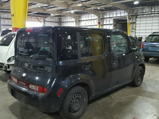 JN8AZ2KR2BT203561 - 2011 NISSAN CUBE BASE BLACK photo 4