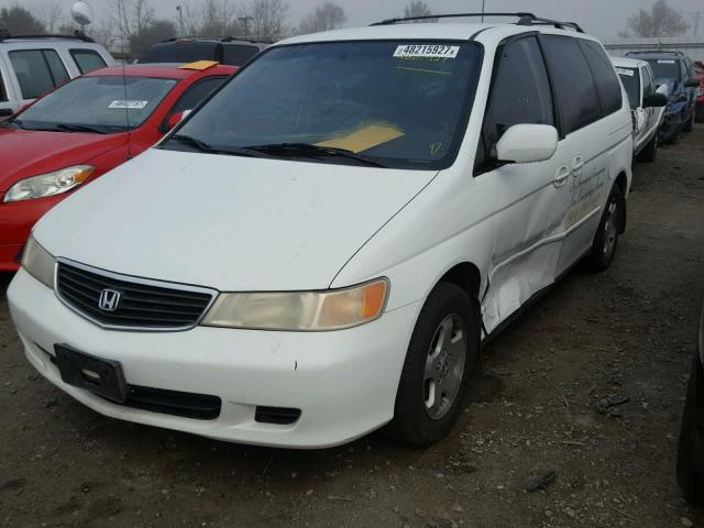 2HKRL1863YH534007 - 2000 HONDA ODYSSEY EX WHITE photo 2