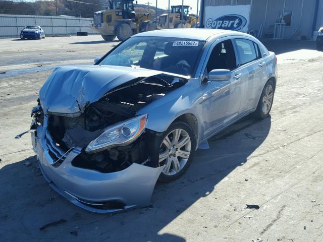 1C3CCBBB7CN164274 - 2012 CHRYSLER 200 TOURIN BLUE photo 2