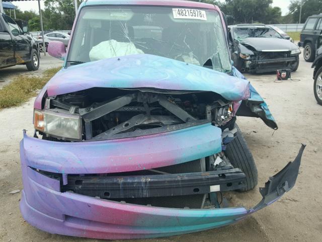 JTLKT324864041449 - 2006 TOYOTA SCION XB Екі түсті фото 9