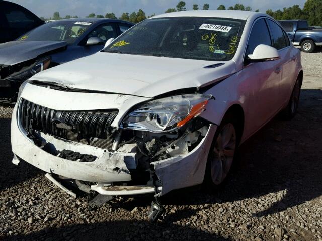 2G4GK5EX6G9152260 - 2016 BUICK REGAL WHITE photo 2