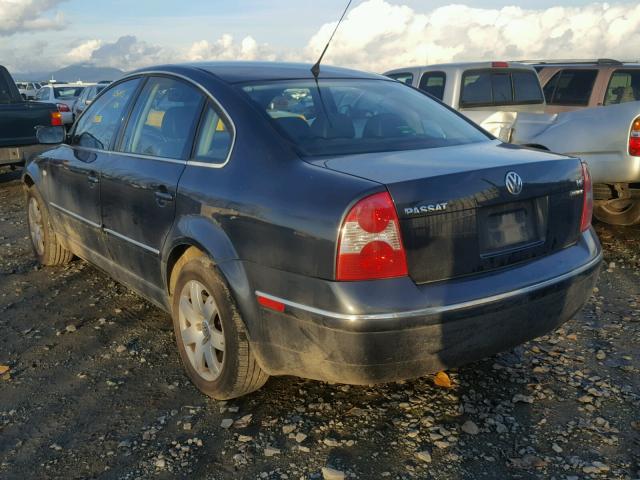 WVWTH63BX3P385777 - 2003 VOLKSWAGEN PASSAT GLX GRAY photo 3