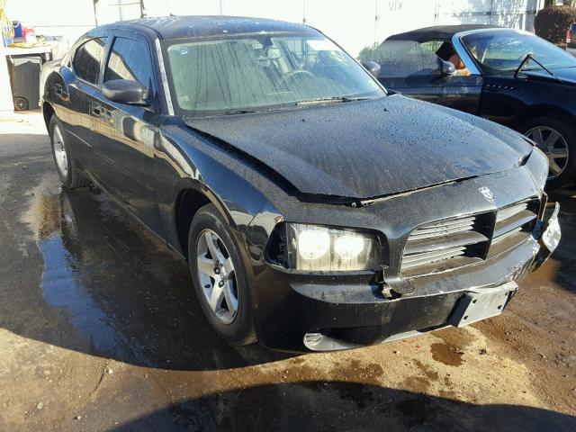 2B3LA43698H136453 - 2008 DODGE CHARGER BLACK photo 1