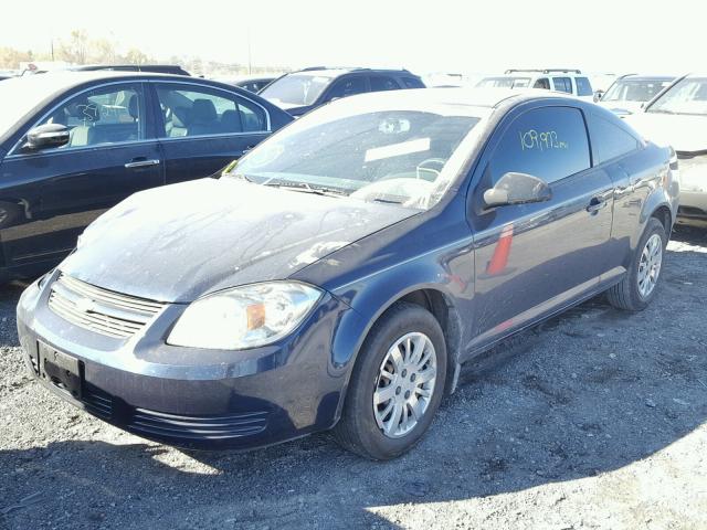 1G1AH1F58A7142944 - 2010 CHEVROLET COBALT BLUE photo 2