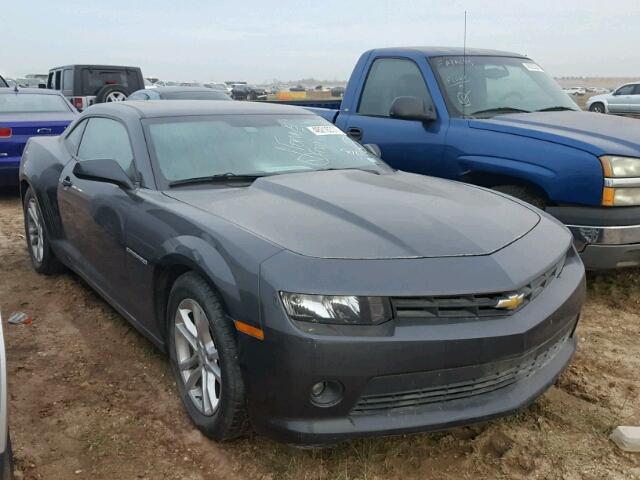 2G1FB1E3XE9285082 - 2014 CHEVROLET CAMARO LT BLACK photo 1