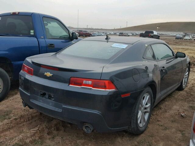 2G1FB1E3XE9285082 - 2014 CHEVROLET CAMARO LT BLACK photo 4