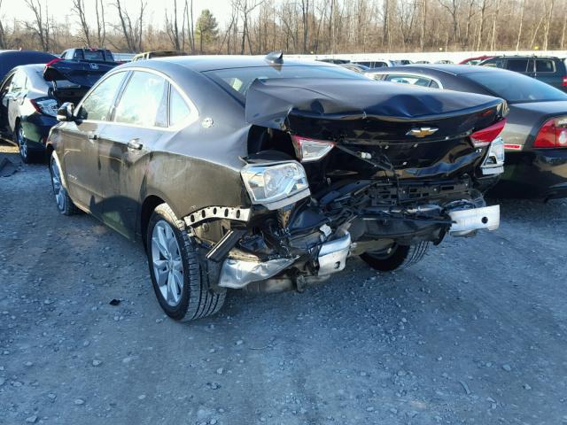 2G1105SAXG9170348 - 2016 CHEVROLET IMPALA LT BLACK photo 3