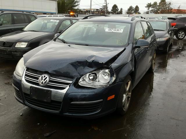 3VWMM71K19M290853 - 2009 VOLKSWAGEN JETTA S BLUE photo 2