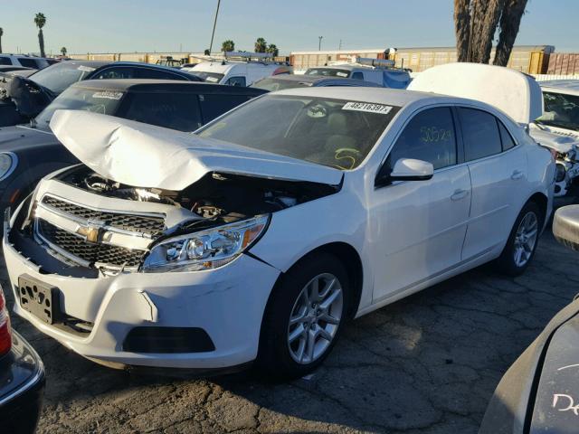 1G11C5SA7DF140444 - 2013 CHEVROLET MALIBU 1LT WHITE photo 2