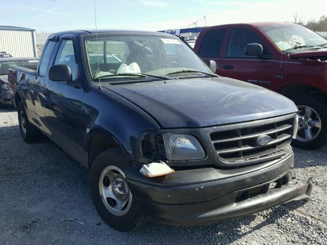 2FTRX17204CA18576 - 2004 FORD F-150 HERI BLUE photo 1