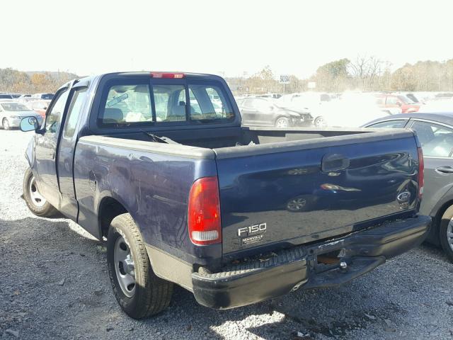 2FTRX17204CA18576 - 2004 FORD F-150 HERI BLUE photo 3