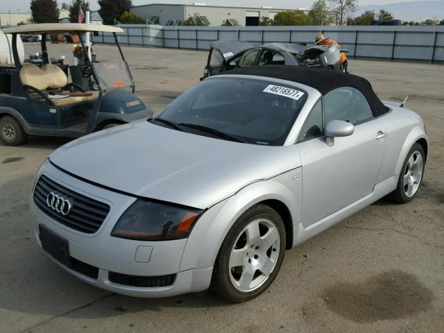 TRUUT28N521003029 - 2002 AUDI TT QUATTRO SILVER photo 2