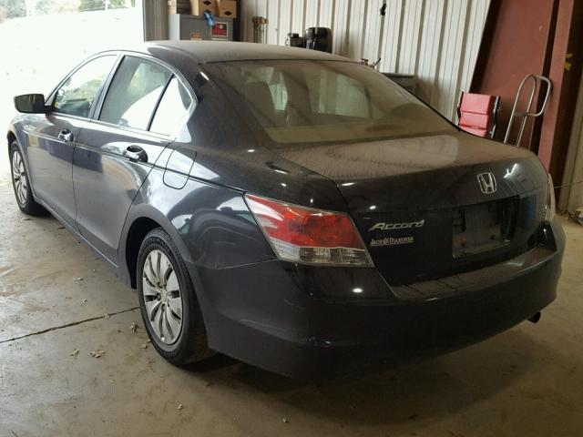 JHMCP26318C052249 - 2008 HONDA ACCORD LX BLACK photo 3