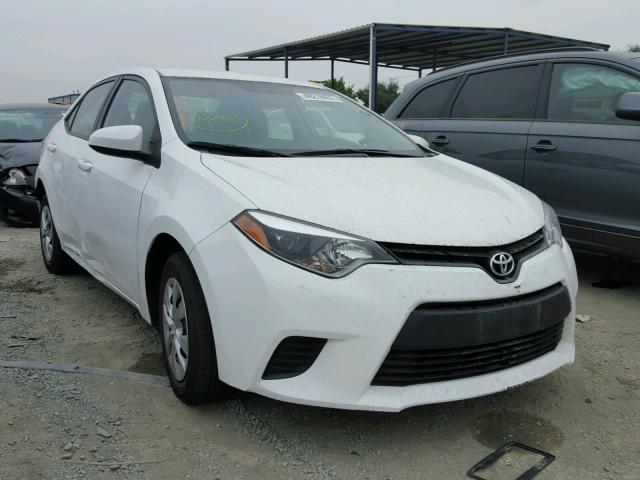 5YFBURHE8GP475428 - 2016 TOYOTA COROLLA L WHITE photo 1