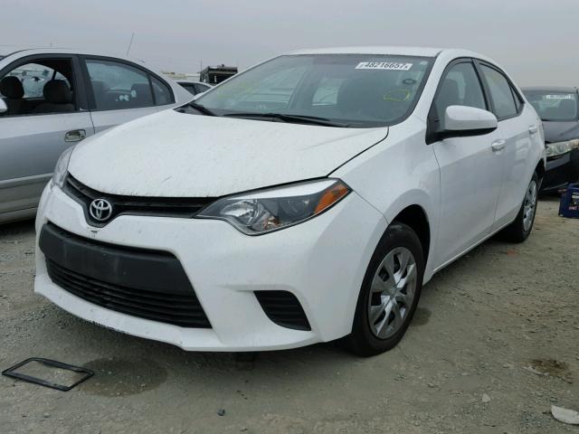 5YFBURHE8GP475428 - 2016 TOYOTA COROLLA L WHITE photo 2