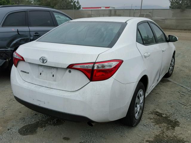 5YFBURHE8GP475428 - 2016 TOYOTA COROLLA L WHITE photo 4