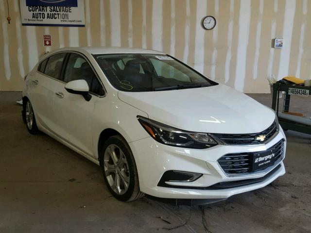 3G1BF6SM3HS608392 - 2017 CHEVROLET CRUZE PREM WHITE photo 1