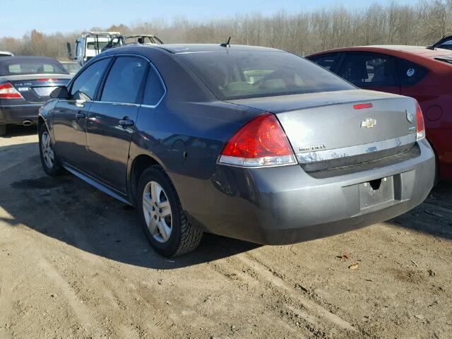 2G1WA5EK4A1147287 - 2010 CHEVROLET IMPALA LS GRAY photo 3