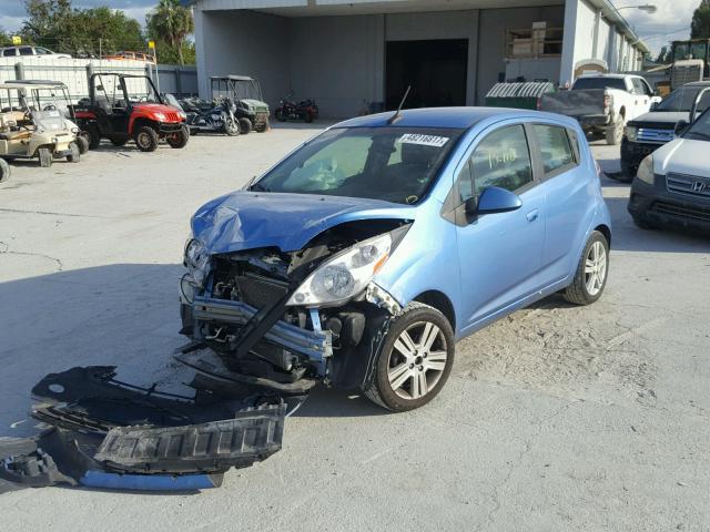 KL8CD6S90DC506098 - 2013 CHEVROLET SPARK 1LT BLUE photo 2