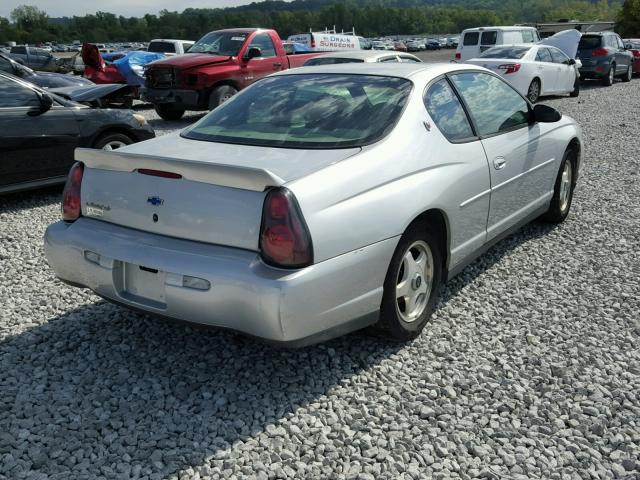 2G1WW12E6Y9383265 - 2000 CHEVROLET MONTE CARL ნაცრისფერი ფოტო 4