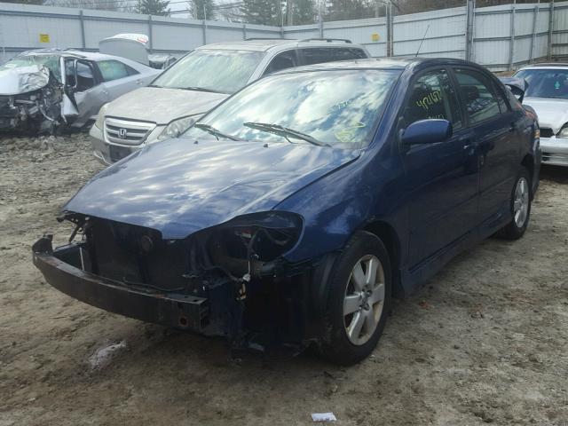 2T1BR32E38C924345 - 2008 TOYOTA COROLLA CE BLUE photo 2