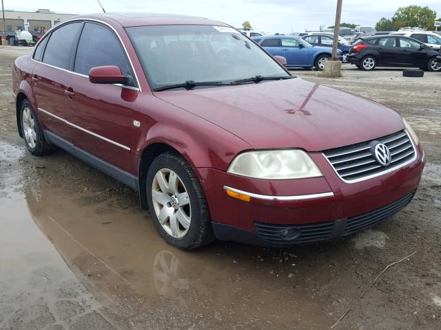 WVWRH63BX2P361861 - 2002 VOLKSWAGEN PASSAT GLX RED photo 1
