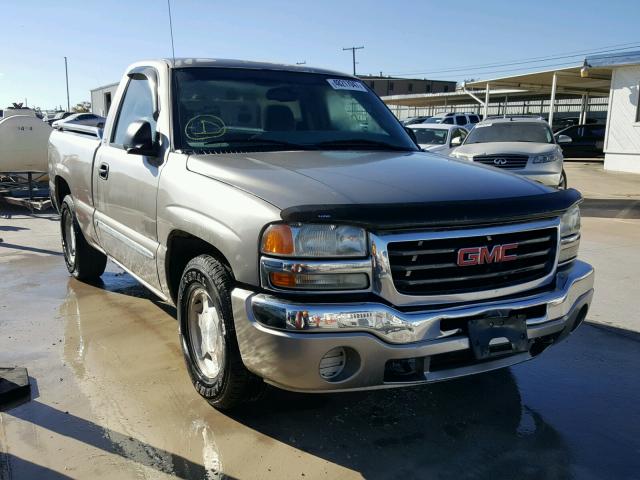 1GTEC14V83Z345611 - 2003 GMC NEW SIERRA TAN photo 1