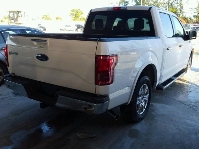 1FTEW1CPXGFB64558 - 2016 FORD F150 SUPER WHITE photo 4