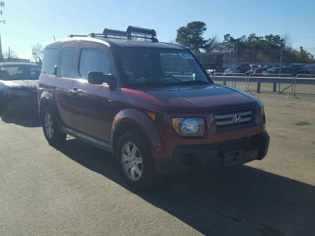 5J6YH28727L006748 - 2007 HONDA ELEMENT EX RED photo 1