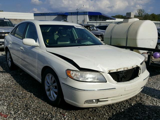 KMHFC46F96A048860 - 2006 HYUNDAI AZERA SE WHITE photo 1