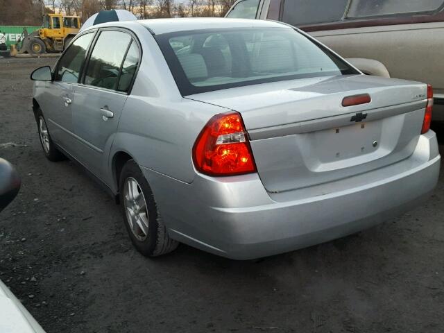 1G1ZT52865F136192 - 2005 CHEVROLET MALIBU LS ნაცრისფერი ფოტო 3