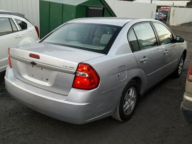 1G1ZT52865F136192 - 2005 CHEVROLET MALIBU LS ნაცრისფერი ფოტო 4