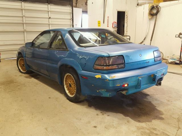 1G2WJ14T3NF268261 - 1992 PONTIAC GRAND PRIX Yaşıl foto 3