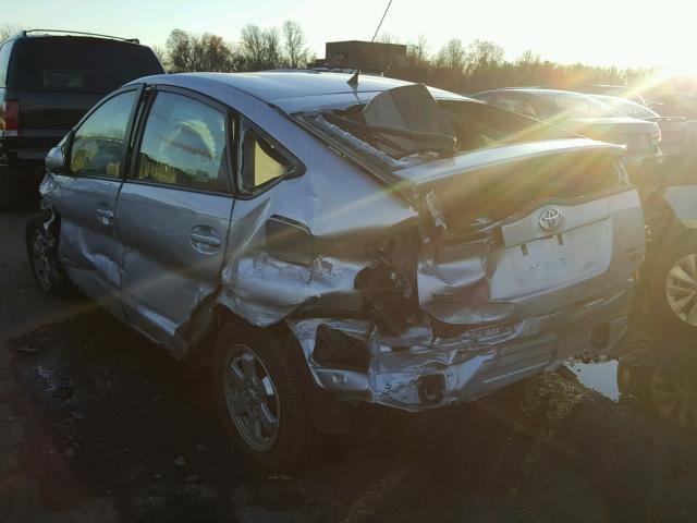 JTDKB20U497881808 - 2009 TOYOTA PRIUS SILVER photo 3