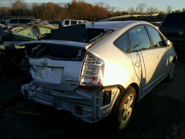 JTDKB20U497881808 - 2009 TOYOTA PRIUS SILVER photo 4