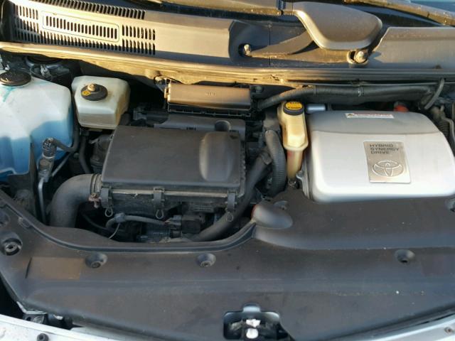 JTDKB20U497881808 - 2009 TOYOTA PRIUS SILVER photo 7