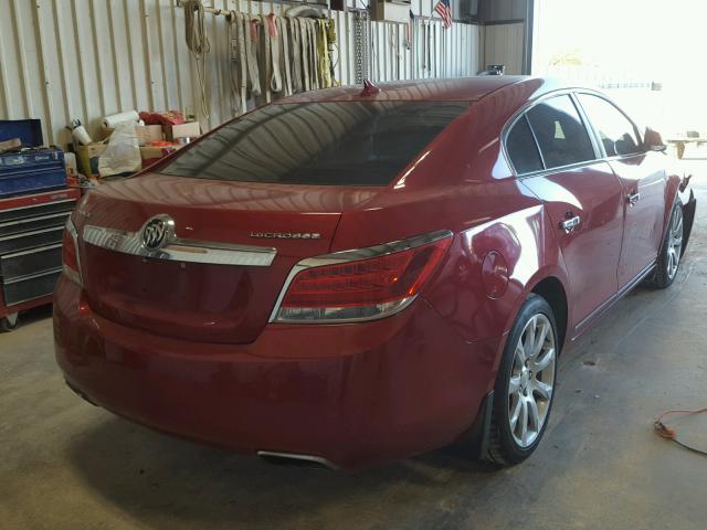 1G4GJ5G39CF297193 - 2012 BUICK LACROSSE T RED photo 4