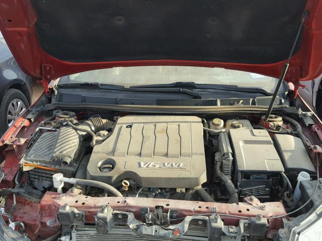 1G4GJ5G39CF297193 - 2012 BUICK LACROSSE T RED photo 7