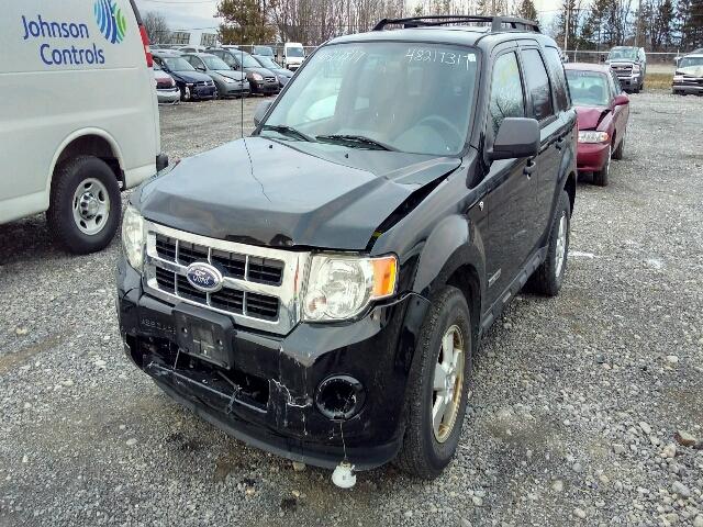 1FMCU93168KA15107 - 2008 FORD ESCAPE XLT BLACK photo 2