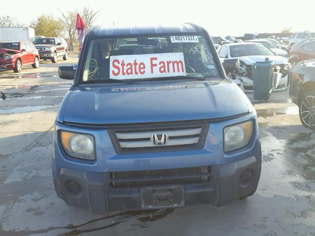 5J6YH18747L014652 - 2007 HONDA ELEMENT EX BLUE photo 9