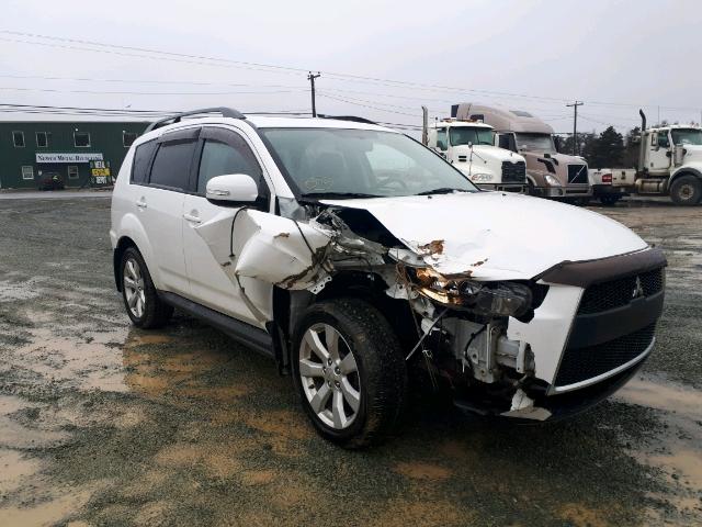 JA4JT3AX4CU604540 - 2012 MITSUBISHI OUTLANDER WHITE photo 1