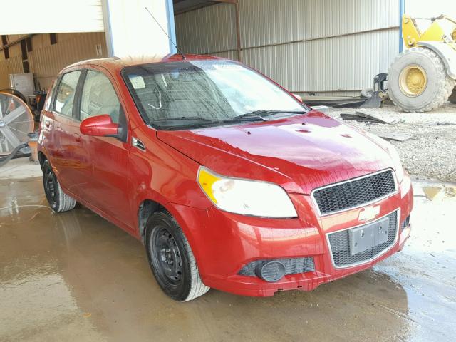 KL1TD6DE4BB119016 - 2011 CHEVROLET AVEO LS RED photo 1