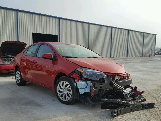 5YFBURHE0HP716593 - 2017 TOYOTA COROLLA L RED photo 1